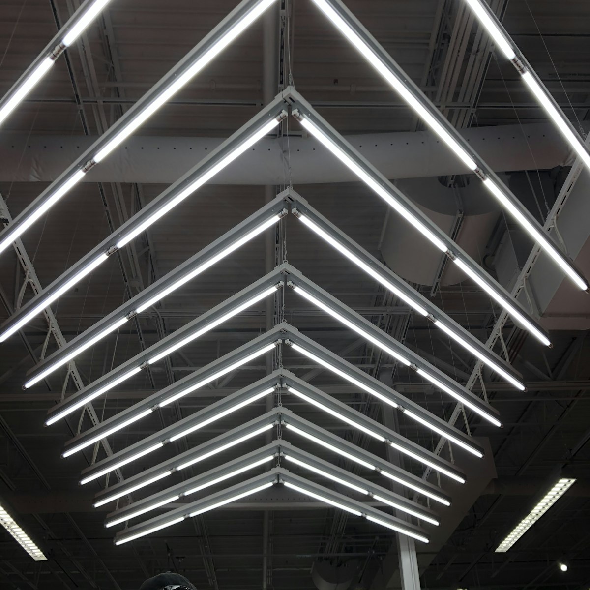commercial ceiling LED fixtures with tunable white drivers for human-centric lighting projects
