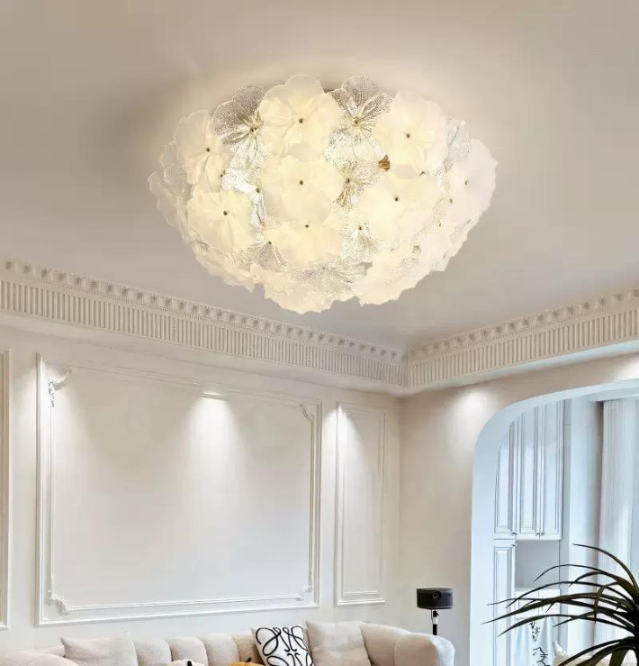 Crystal & Glass ceiling light series