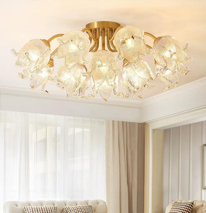 THC-066 ceiling light Gold+Transparent