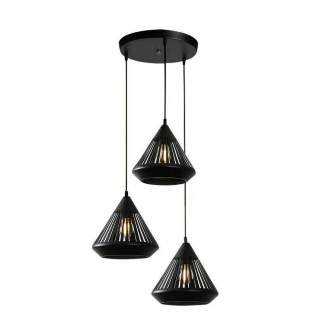 Vintage Iron Cage pendant light series
