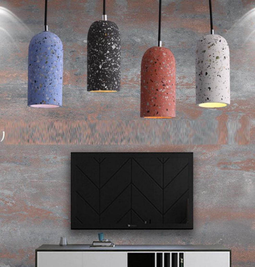 Cement & Terrazzo pendant light series