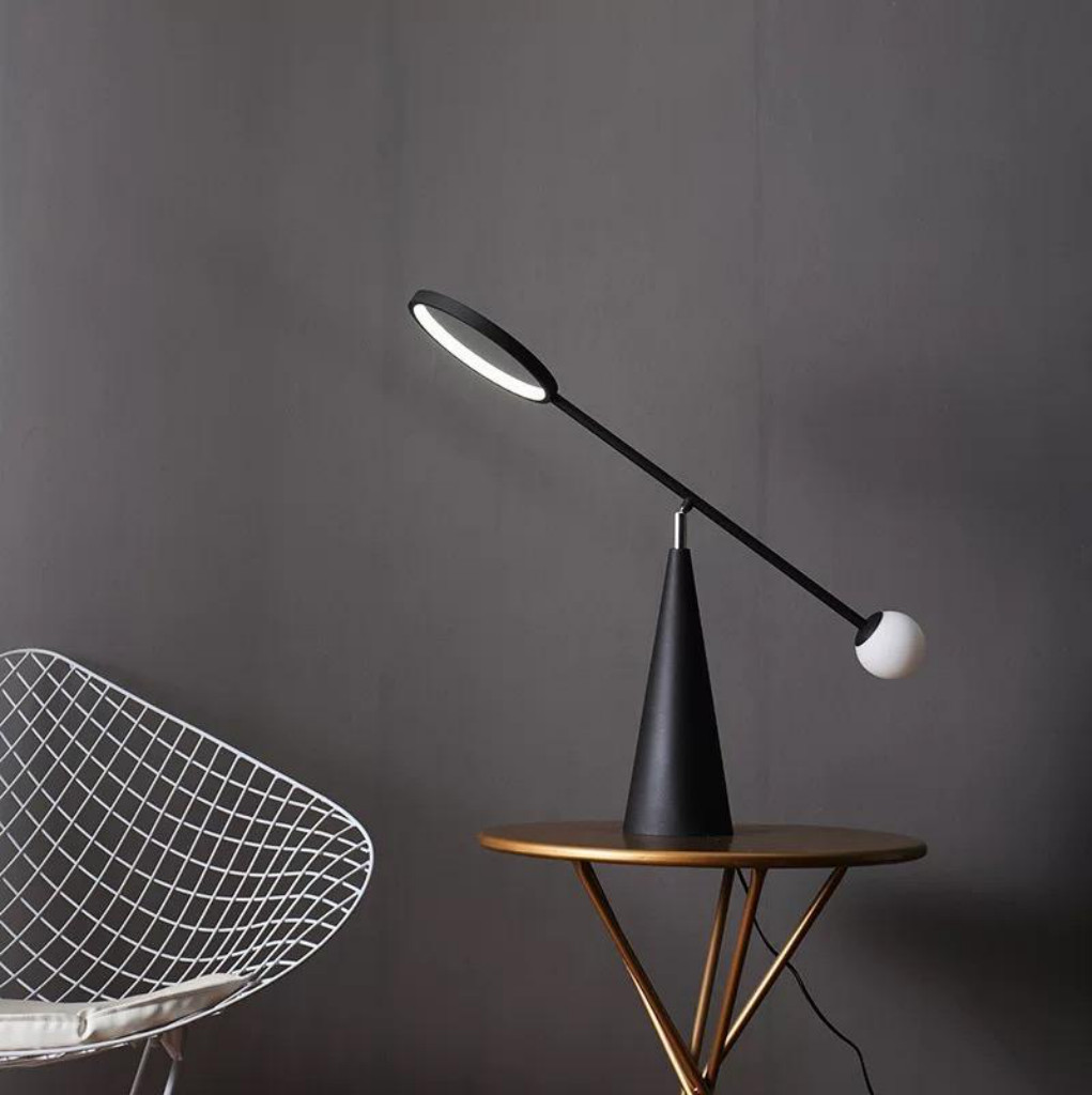 Marble table lamp
