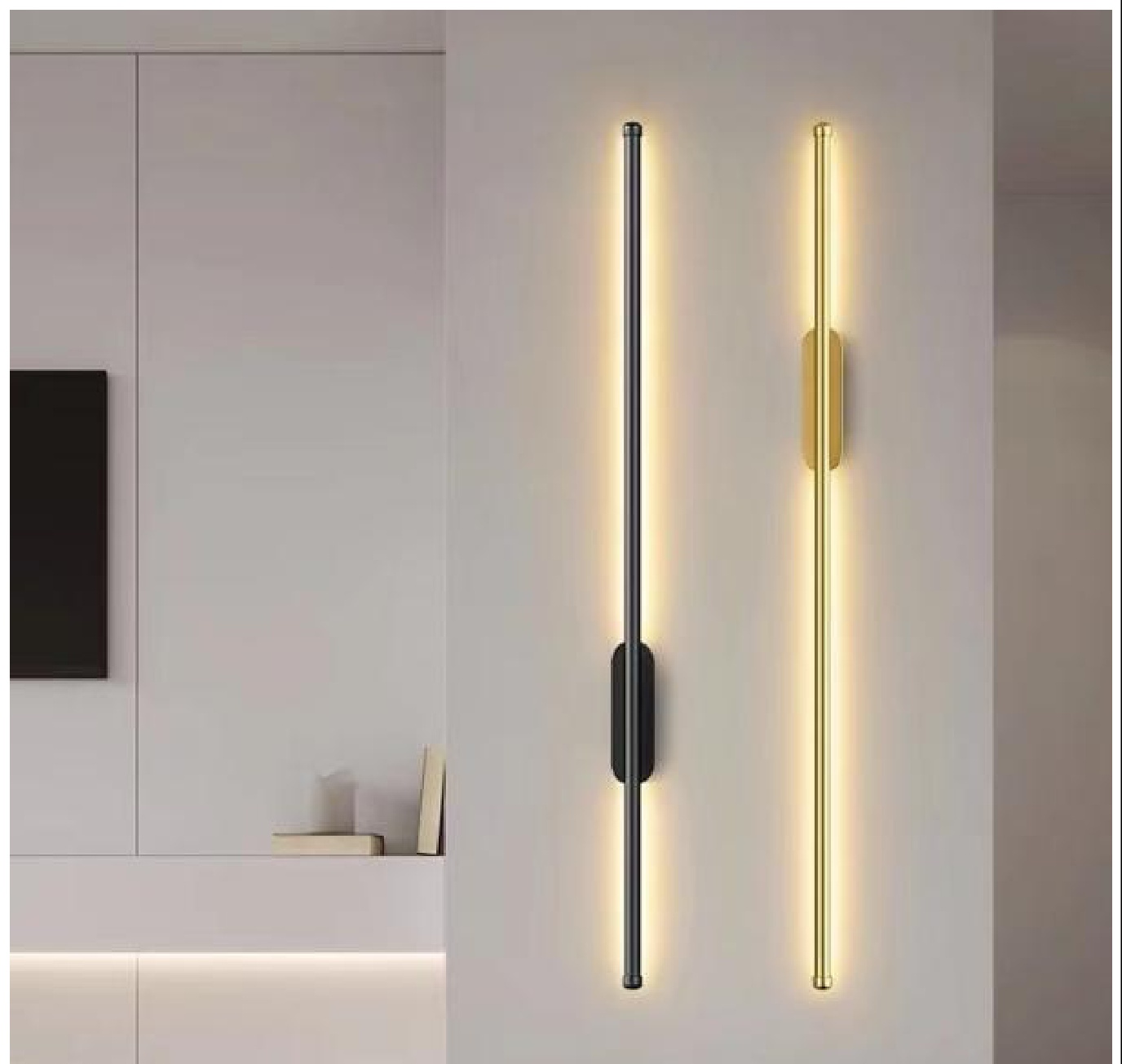 Minimalist long wall lamp (Rec wall lamp THW-023