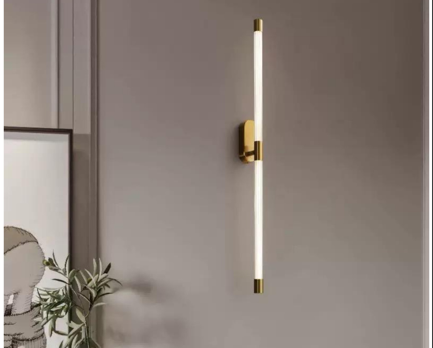 Minimalist long wall lamp (Rec wall lamp THW-031