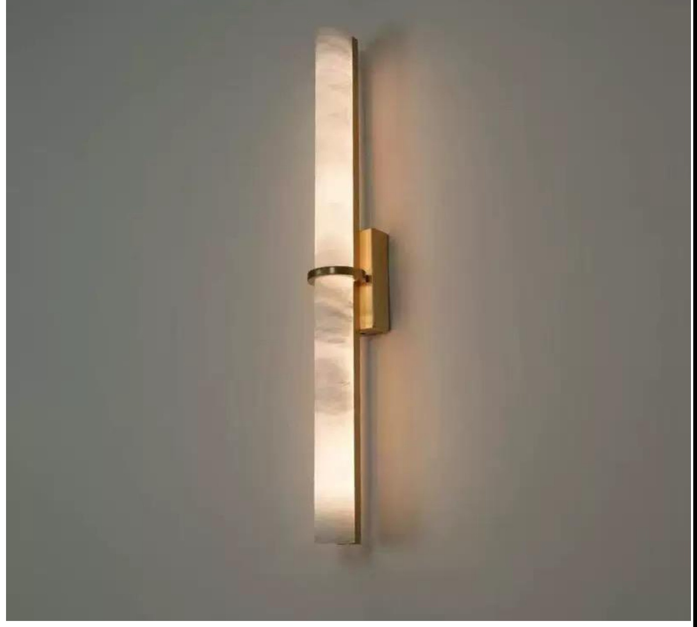 Minimalist long wall lamp (Rectangular Ceiling Rose) - THW-036 wall lamp product photo