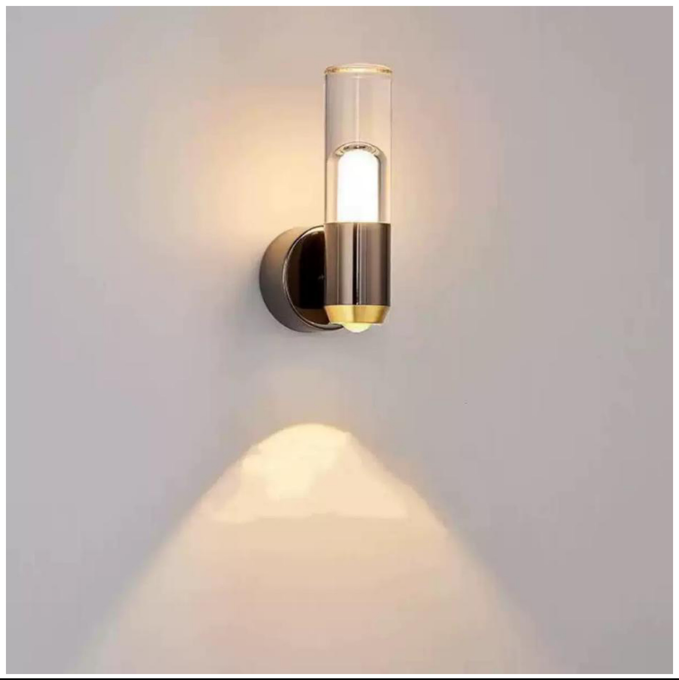 Minimalist long wall lamp (Round Ceiling Rose) - THW-039 wall lamp product photo