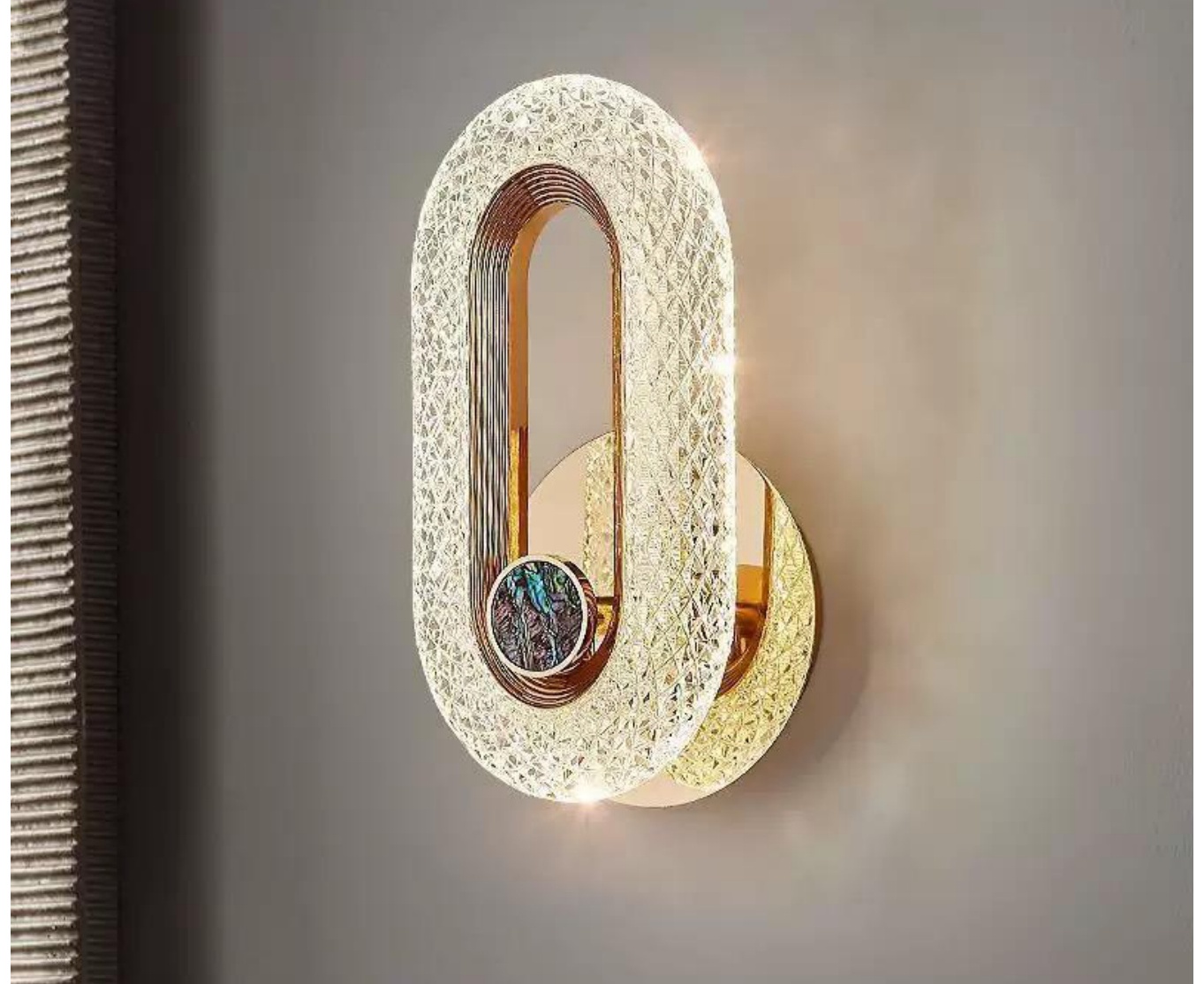 Minimalist long wall lamp (Rectangular Ceiling Rose) - THW-050 wall lamp product photo