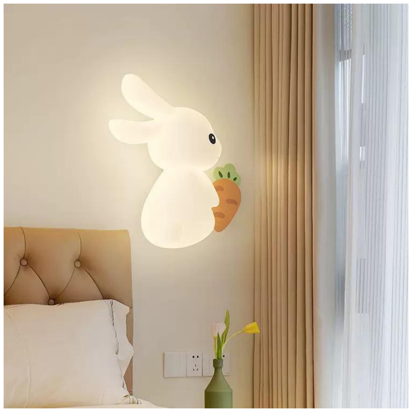 Minimalist wall lamp (Rectangular Ceiling Rose) - THW-140 wall lamp product photo