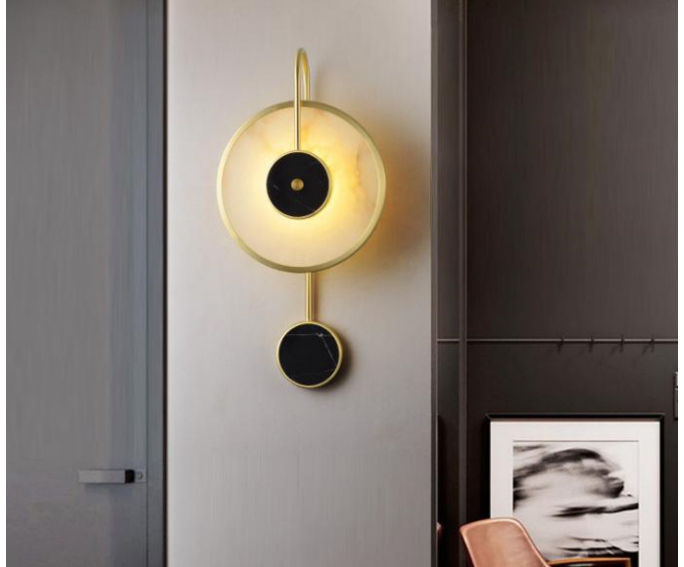 LED Marble Wall Light - THW-215 wall lamp product photo
