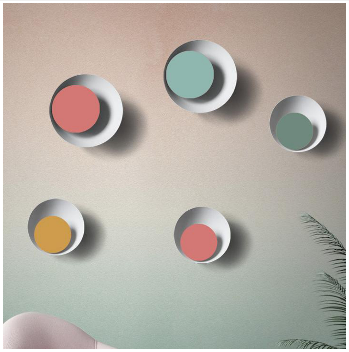 LED Macaron Lunar eclipse wall lamp - THW-305 wall lamp product photo